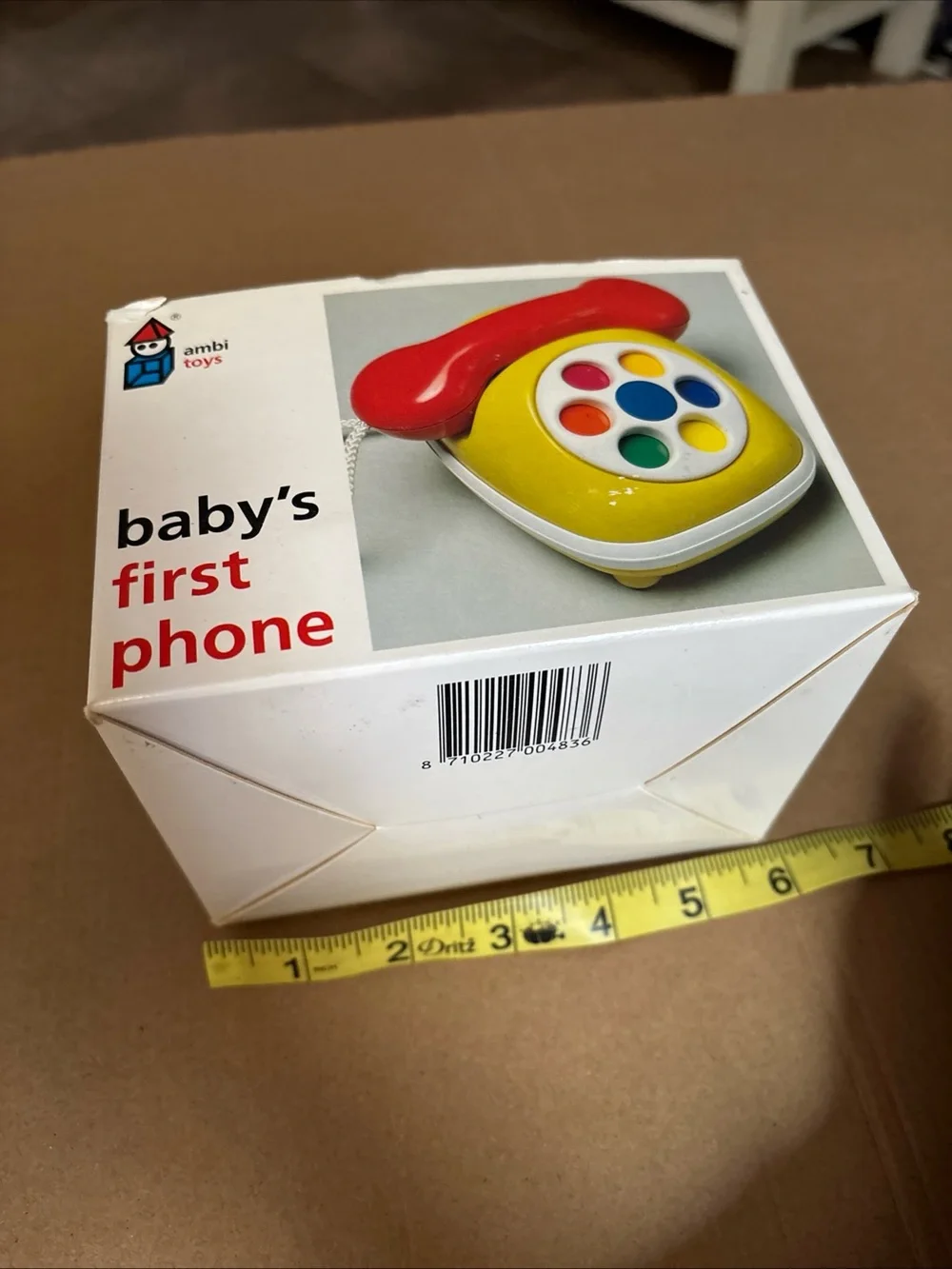 ambi toys Baby's First Phone - Red & Yellow Toy Telephone used